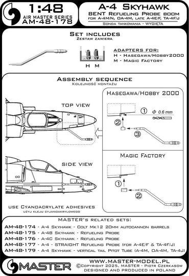 Master AM-48-178 1:48 Douglas A-4 Skyhawk