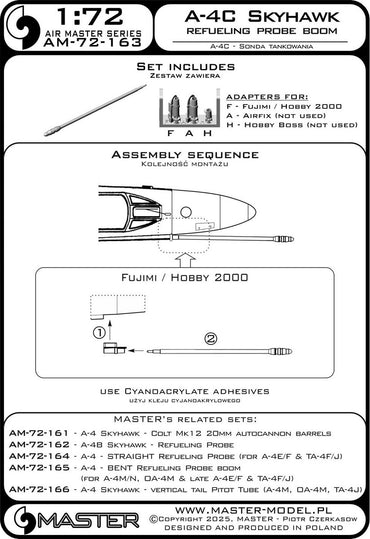 Master AM-72-163 1:72 Douglas A-4C Skyhawk