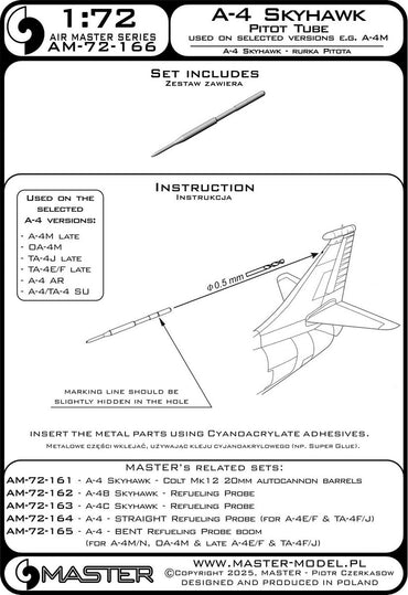 Master AM-72-166 1:72 Douglas A-4 Skyhawk