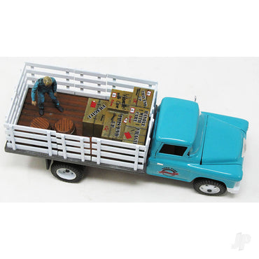 Atlantis Models 1:48 1955 Chevy Stake Truck with Glass CH1401