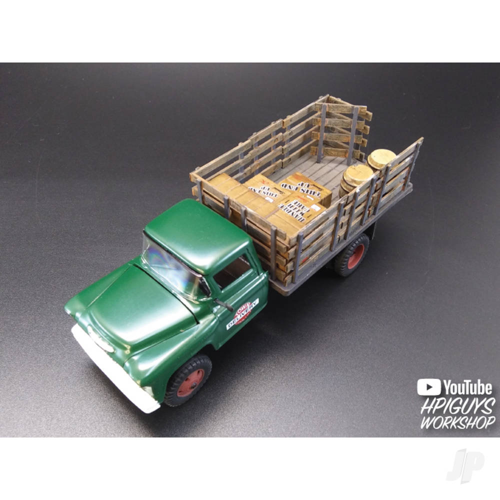 Atlantis Models 1:48 1955 Chevy Stake Truck with Glass CH1401