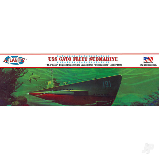 Atlantis Models 1:240 WWII Gato Class Fleet Submarine CL743