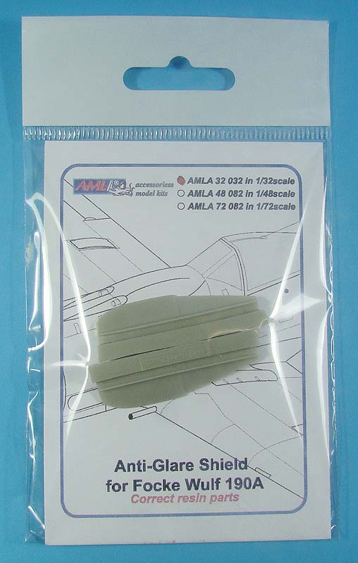 AML AMLA32032 1:32 Anti-Glare Shield for Focke-Wulf Fw-190A