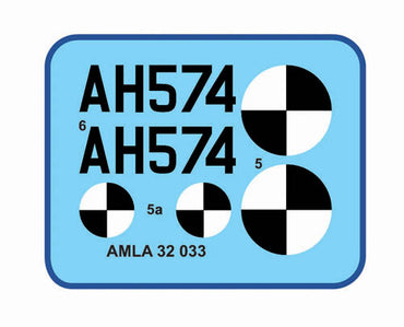 AML AMLA32033 1:32 Bell Airacobra Mk.I, AH574 for Royal Navy tests
