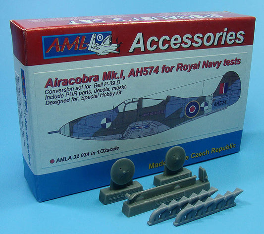 AML AMLA32033 1:32 Bell Airacobra Mk.I, AH574 for Royal Navy tests