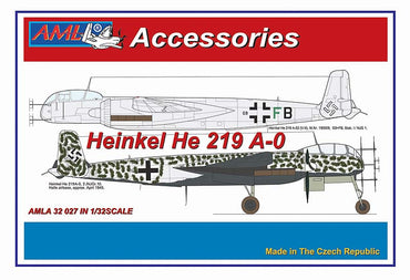 AML AMLA32027 1:32 Heinkel He-219A-0 The conversion set with decals