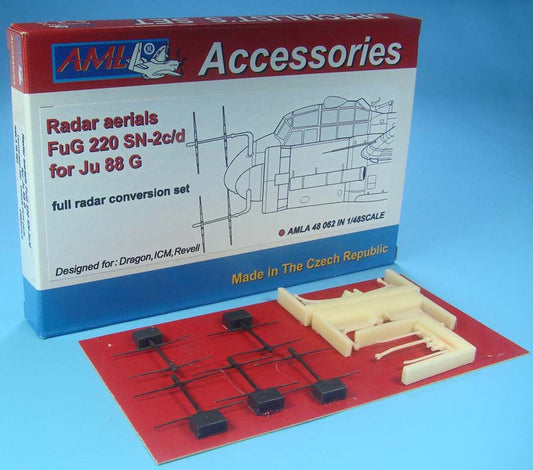 AML AMLA48062 1:48 FuG 220 SN-2c/d Radar aerials for the Junkers Ju-88G-6