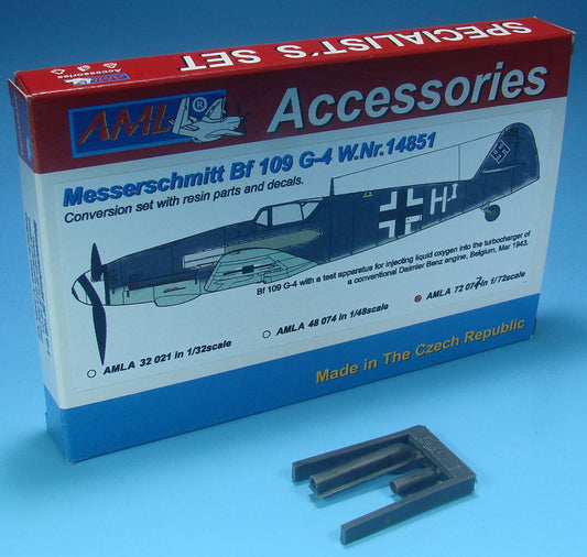AML AMLA72077 1:72 Messerschmitt Bf-109G-4 W.Nr14851 resin parts and decals only