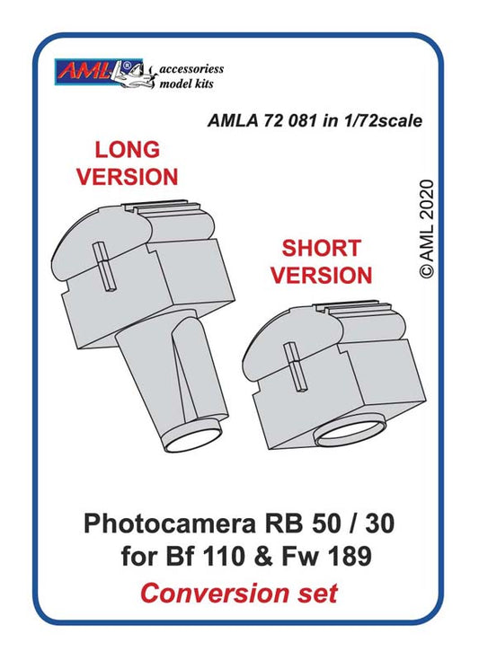 AML A72081 Luftwaffe Camera RB 50/30 for Bf-110 & Fw-189 1:72
