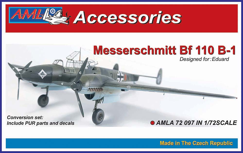 AML AMLA72097 1:72 Messerschmitt Bf-110B-1 " The conversion set