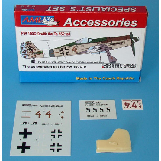 AML AMLA72022 1:72 Focke-Wulf Fw-190D-9 with the Ta-152 tail