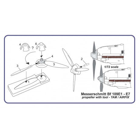 AML AMLA72028 1:72 Messerschmitt Bf-109E-3/Bf-109E-4
