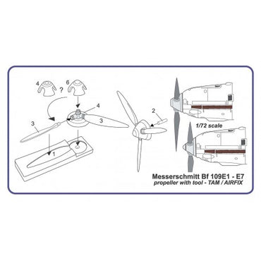 AML AMLA72028 1:72 Messerschmitt Bf-109E-3/Bf-109E-4