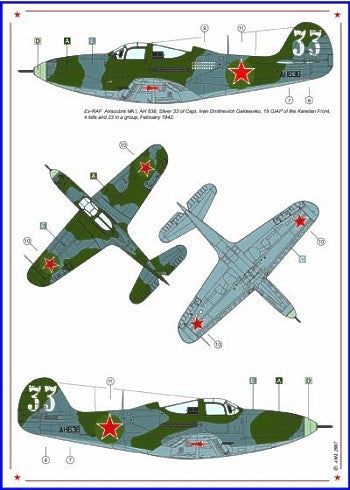 AML C2002 Bell P-39 Airacobra & Republic P-47D In Stalins Sky 2 1:32