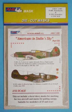 AML C2003 Curtiss P-40C & Bell P-39N Americans In Stalins Sky 3 1:32