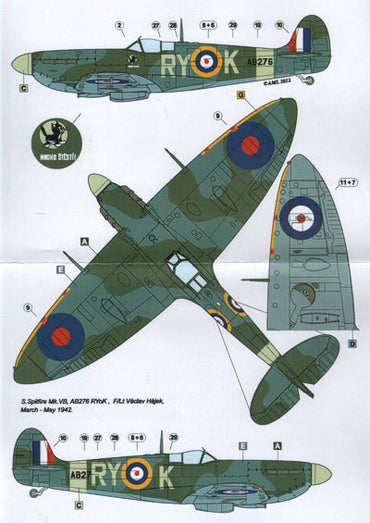AML AMLC2016 1:32 Supermarine Spitfire Mk.VB, 313 Sq
