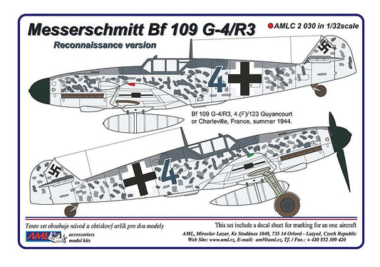 AML AMLC2030 1:32 Messerschmitt Bf-109G-4/R3 reconnaissance version Aufklarer