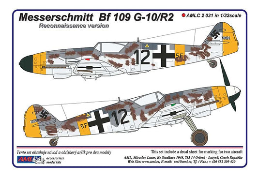 AML AMLC2031 1:32 Messerschmitt Bf-109G-10/R2 reconnaissance version Aufklarer