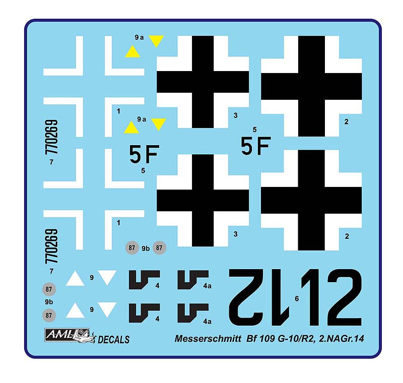 AML AMLC2031 1:32 Messerschmitt Bf-109G-10/R2 reconnaissance version Aufklarer