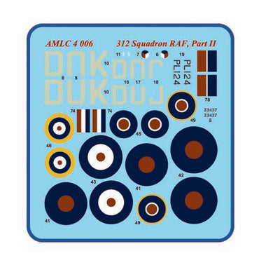 AML C4006 312 Sqn Part II: Hurricane Mk.IIb & Spitfire LF Mk.IXe 1:144