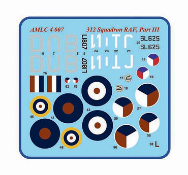 AML C4007 312 Sqn Part III: Hurricane Mk.I & Spitfire LF Mk.IXe 1:144