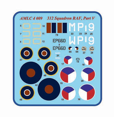 AML C4009 312 Sqn Part V: Spitfire LF LR MkVb & Spitfire LF Mk.IXe 1:144