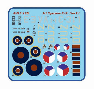 AML C4010 312 Sqn Part VI: Spitfire LF LR Mk.Vc & LF Mk.IXe 1:144
