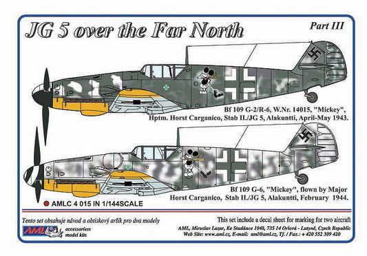 AML C4015 JG 5 over the Far North Part III Decals 1:144