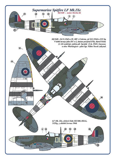 AML AMLC4029 1:144 Czech pilots on Supermarine Spitfire Mk.IXc, Part IV