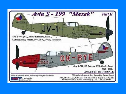 AML AMLC8011 1:48 Avia S-199 'Mezek' Part II
