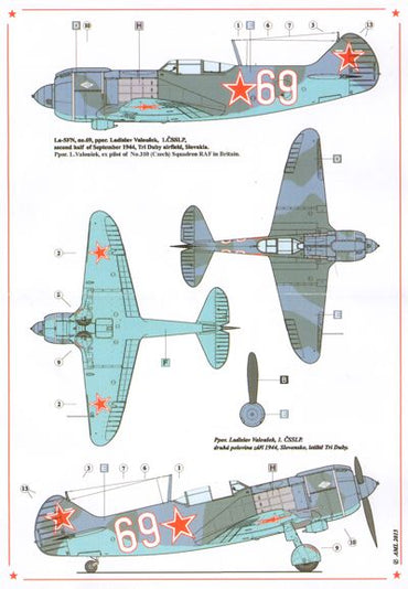 AML AMLC8023 1:48 Lavochkin La-5 x 2