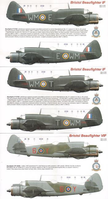 AML AMLC9009 1:72 Bristol Beaufighter Mk.IF X7583