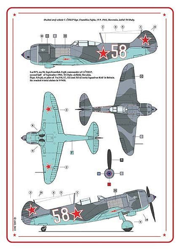 AML C9017 Slovak National Uprising 1944 Lavochkin La-5FN Pt II 1:72