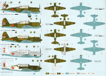 AML AMLD48036 1:48 Sukhoi Su-2 5 version of decal sheet