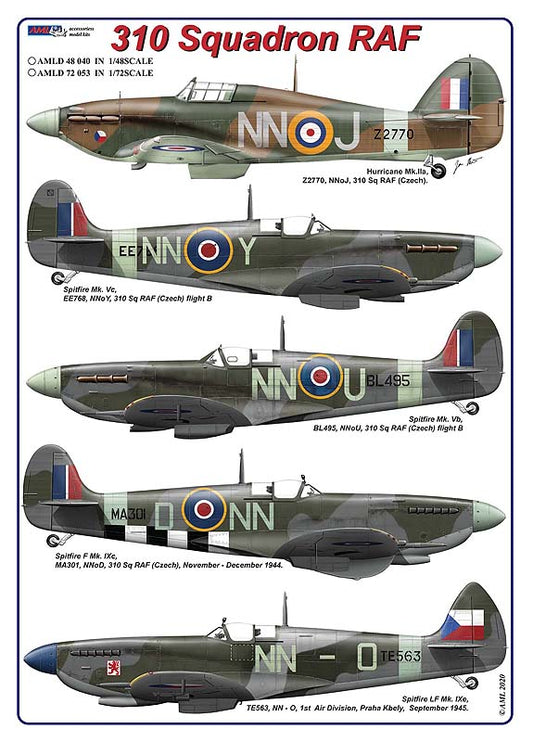 AML AMLD72053 1:72 310 Squadron RAF