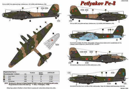AML AMLD72028 1:72 Petlyakov Pe-8