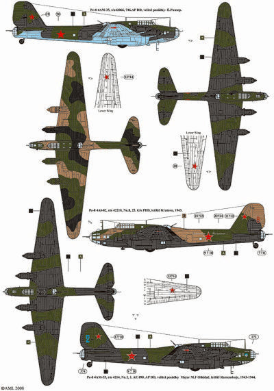 AML AMLD72028 1:72 Petlyakov Pe-8