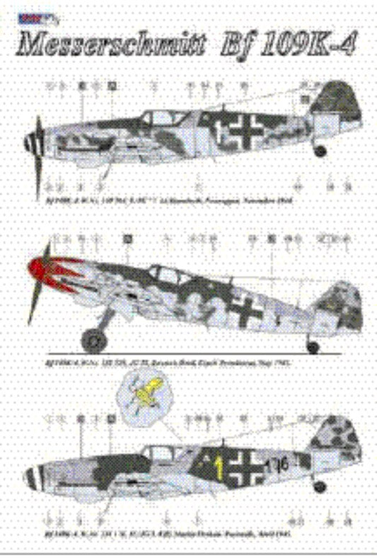 AML AMLD72029 1:72 Messerschmitt Bf-109K-4 Part 2
