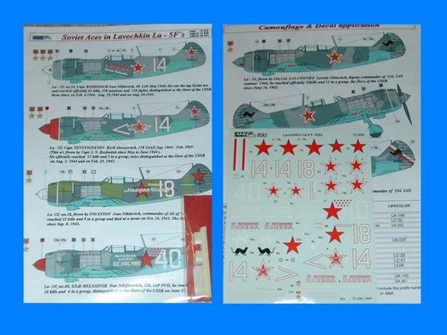 AML AMLD72050 1:72 Soviet Aces in La-5F's