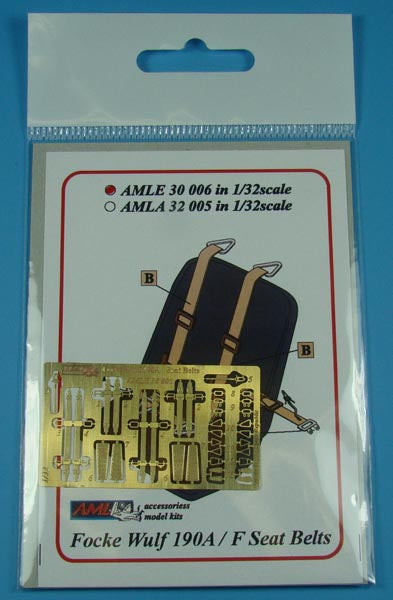AML AMLE3006 1:32 Focke-Wulf Fw-190 P-E seatbelts