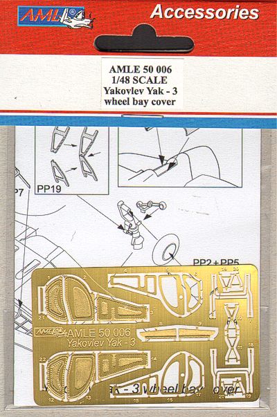 AML AMLE5006 1:48 Yakovlev Yak-3 wheel bay cover
