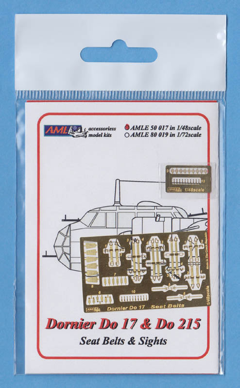 AML AMLE5017 1:48 Dornier Do-17 & Do-215 " seatbelts and gun sights