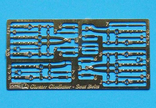 AML AMLE8010 1:72 Gloster Gladiator Mk.I/Mk.II seatbelts RAF WWII