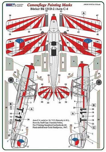 AML AMLM33022 1:32 Bucker Bu-131D-2/Aero C-4