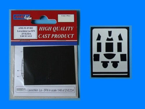 AML AMLM49002 1:48 Lavochkin La-5F / La-FN canopy frame paint mask