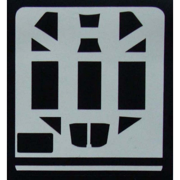 AML AMLM49003 1:48 Messerschmitt Bf-109E-4/Bf-109E-7 canopy frame paint mask