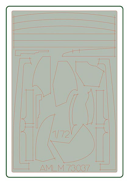 AML AMLM73037 1:72 Heinkel He-111H-6 camouflage pattern paint masks