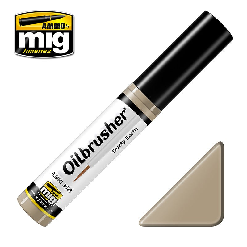 Ammo by MIG Dusty Earth Oilbrusher For Model Kits MIG 3523