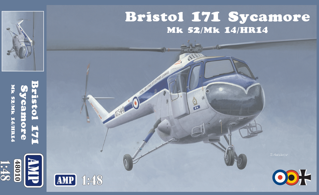 AMP AMP48010 1:48 Bristol 171 Sycamore Mk.52/Mk.14/HR14