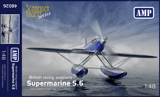 AMP AMP48026 1:48 S-6A British Racing floatplane Schneider Trophy Series